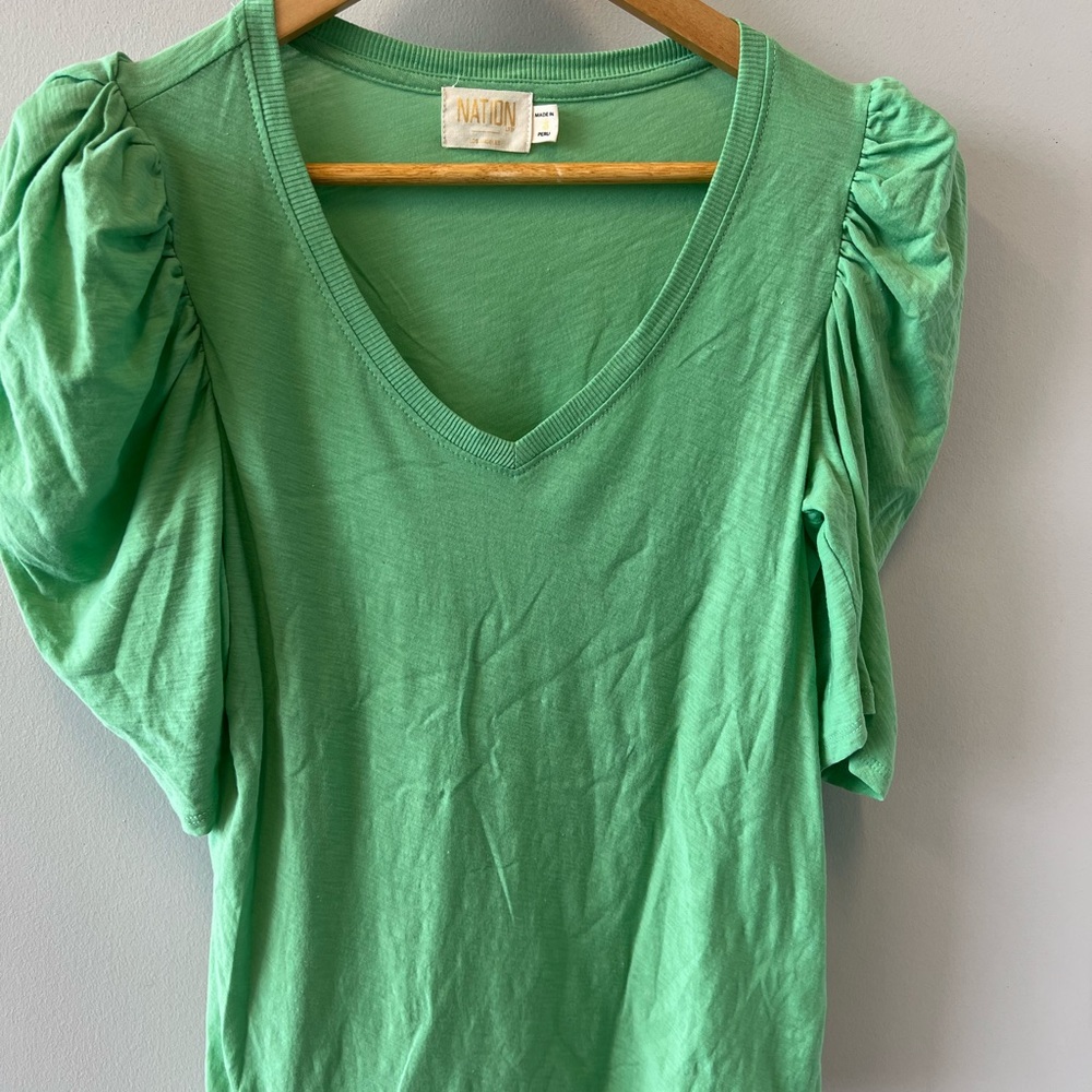 Nation LTD Green Short Sleeve Tee